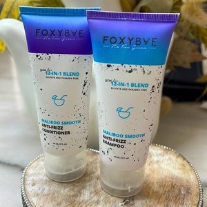 New Maliboo Smooth Anti-Frizz Travel size 2pc Set Shampoo & Conditioner 2oz